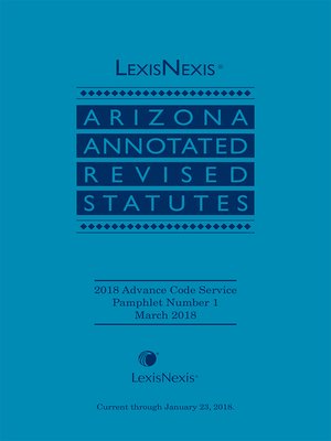 cover image of Arizona Advance Code Service